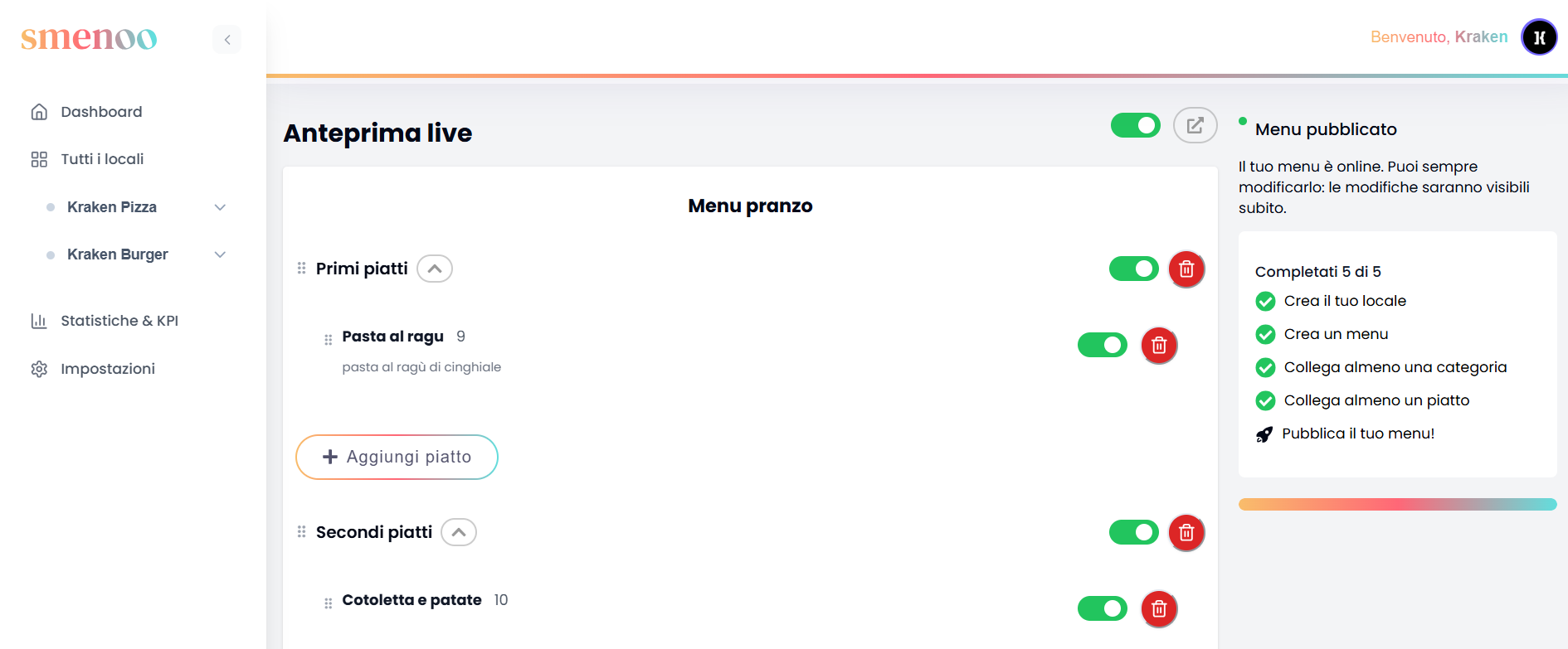 Smenoo Backend Dashboard